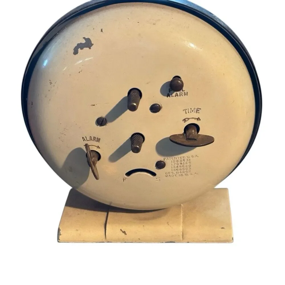 Vintage 1940s Westclox Big Ben Style 5 Chime Alarm Clock – As Is / Repair